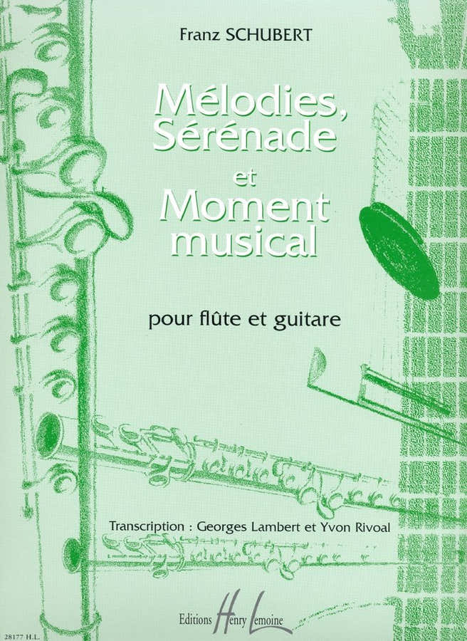 Schubert - Mélodies Sérénade Moment... - Flauta y guitarra