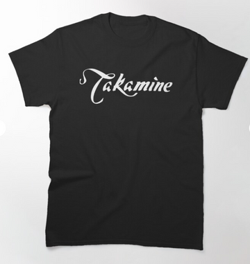 "S" T-shirt Takamine TS01 Man Black