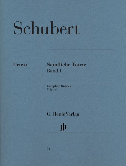 SCHUBERT F. - COMPLETE DANCES VOLUME I