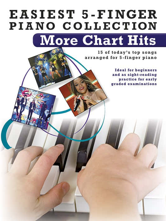EASIEST 5-FINGER PIANO COLLECTION - MORE CHART HITS - PIANO SOLO