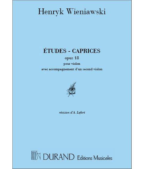 WIENIAWSKI - ETUDES CAPRICES OP 18 - 2 VIOLONS