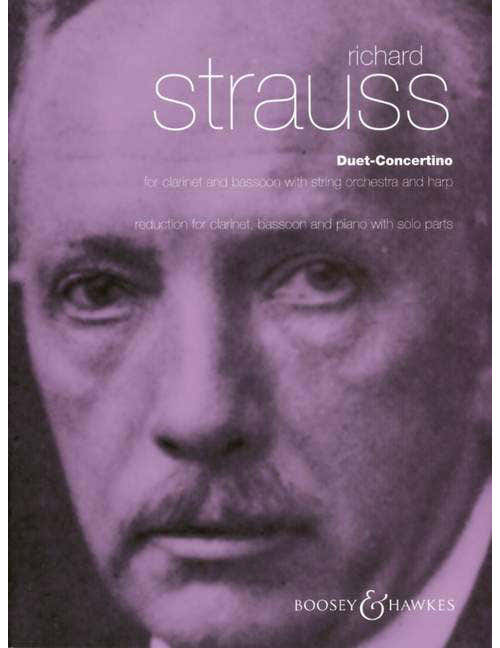 Strauss - Duett-Concertino O. Op. Av 147 - Clarinette Bassoon H Et String Orchestre