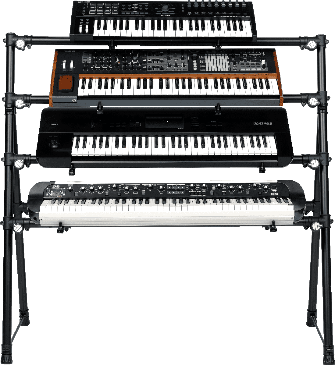 Soporte para teclado MKS4 Negro