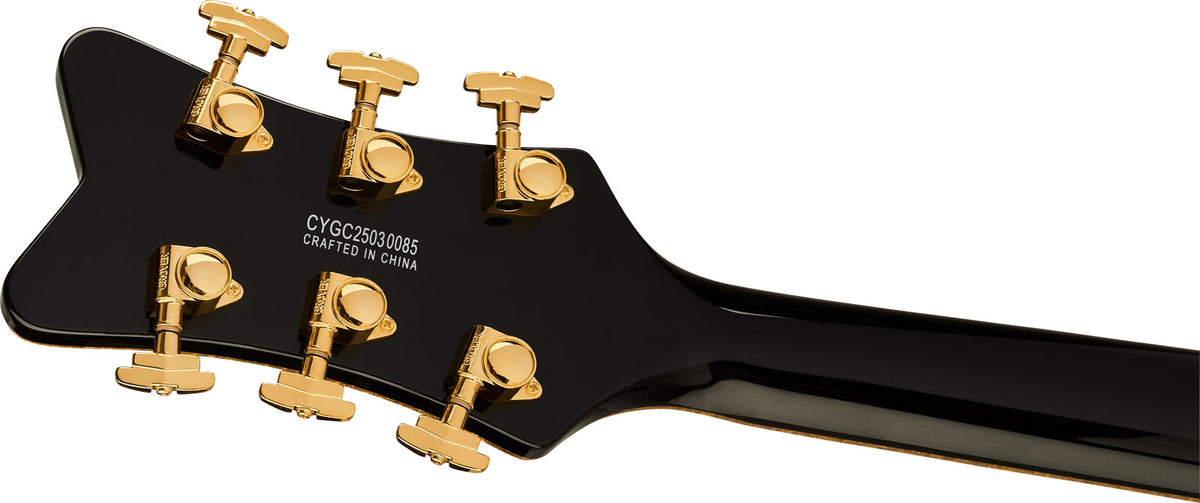 Synchromatic Falcon de cuerpo hueco Single-Cut con Bigsby EBO Negro