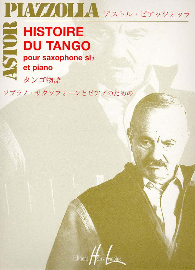 Piazzolla Astor - Histoire Du Tango - Saxophone Sib Piano