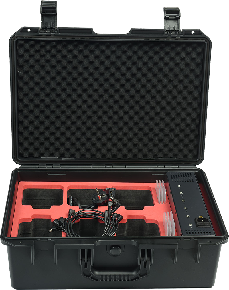 Algam Lighting Flight case for 6 Event Par 44 Quad IP