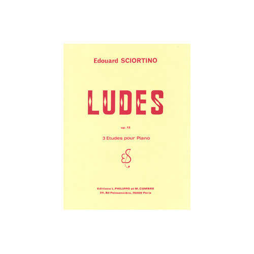 Sciortino - Ludes (3 Études) Op.12 - Piano