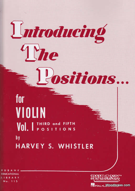 Whistler H. - Introducción a las posiciones Vol. 1 - Violín