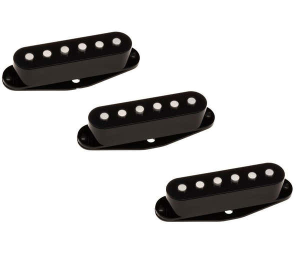 DM2001BK Cubierta para Set Noiseless de Bobina Simple 3 Piezas Negra