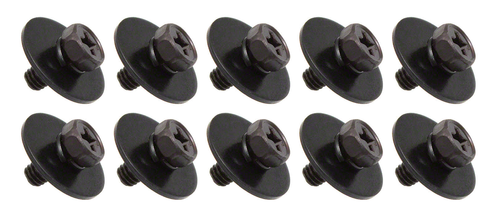 M4 9mm Negro - Tornillo Interior Para Casco De Madera (X10)