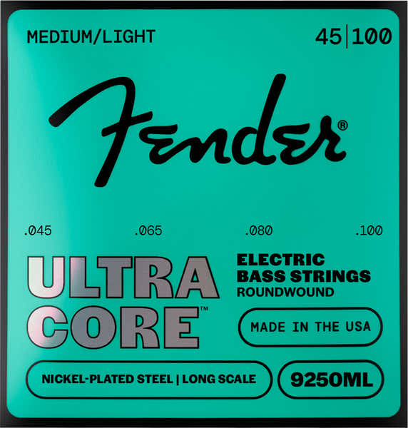 Cuerdas de bajo Ultracore, acero niquelado, extremo de bola, 9250ML 45-100, (4)