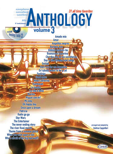 Cappellari A. - Anthology Vol.3 + CD - Saxophone Alto