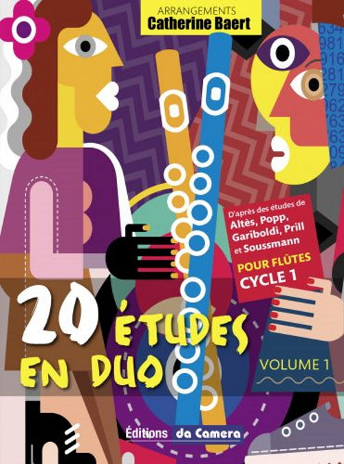 Editions Da Camera Baert Catherine - 20 Études En Duo Vol.1