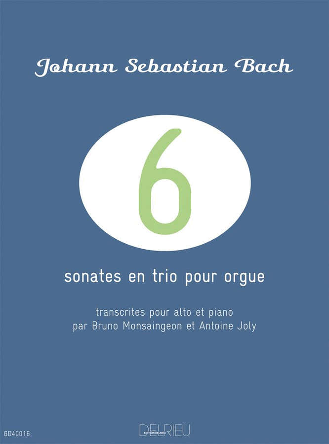 J.S. - Sonates En Trio Pour Orgue (6) - Alto Piano