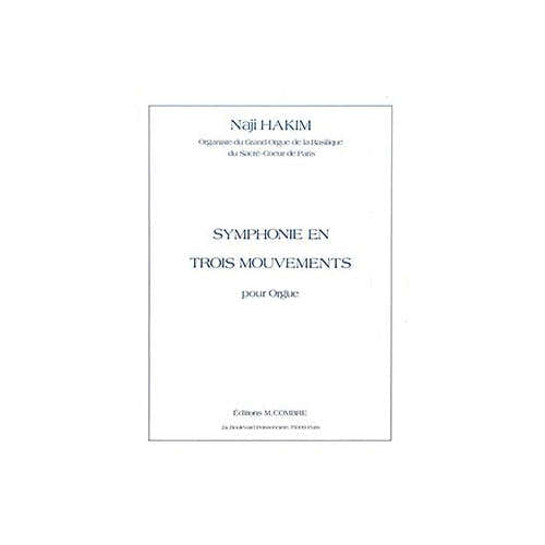Hakim - Symphonie En Trois Mouvements - Orgue