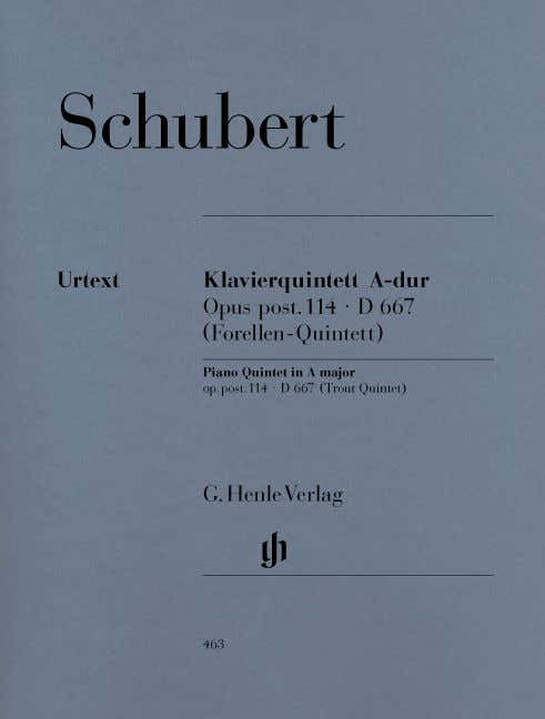 Schubert F. - Quintet A Major Op. Post. 114 D 667 For Piano Violin Viola Violoncello