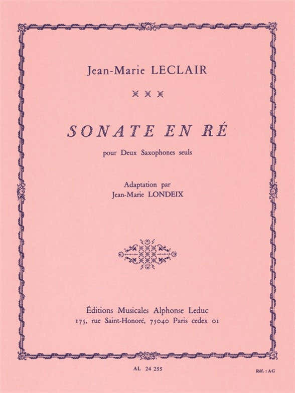 Sonate En Re