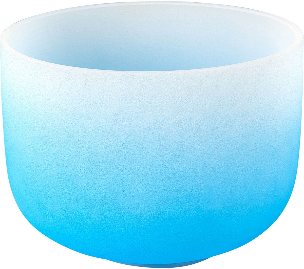 Cuenco cantor de cristal Chakra 10" - Garganta azul G (432 Hz)