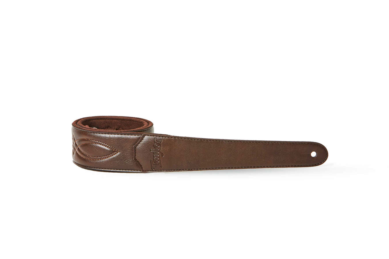 STRAP VEGAN LEATHER CHOCOLATE BROWN 2"