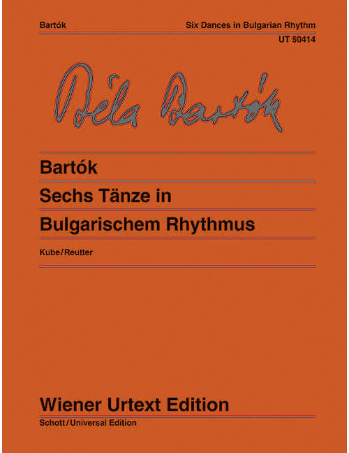 BARTÓK - SIX DANSES DANS LE RHYTHME DIT BULGARE - PIANO