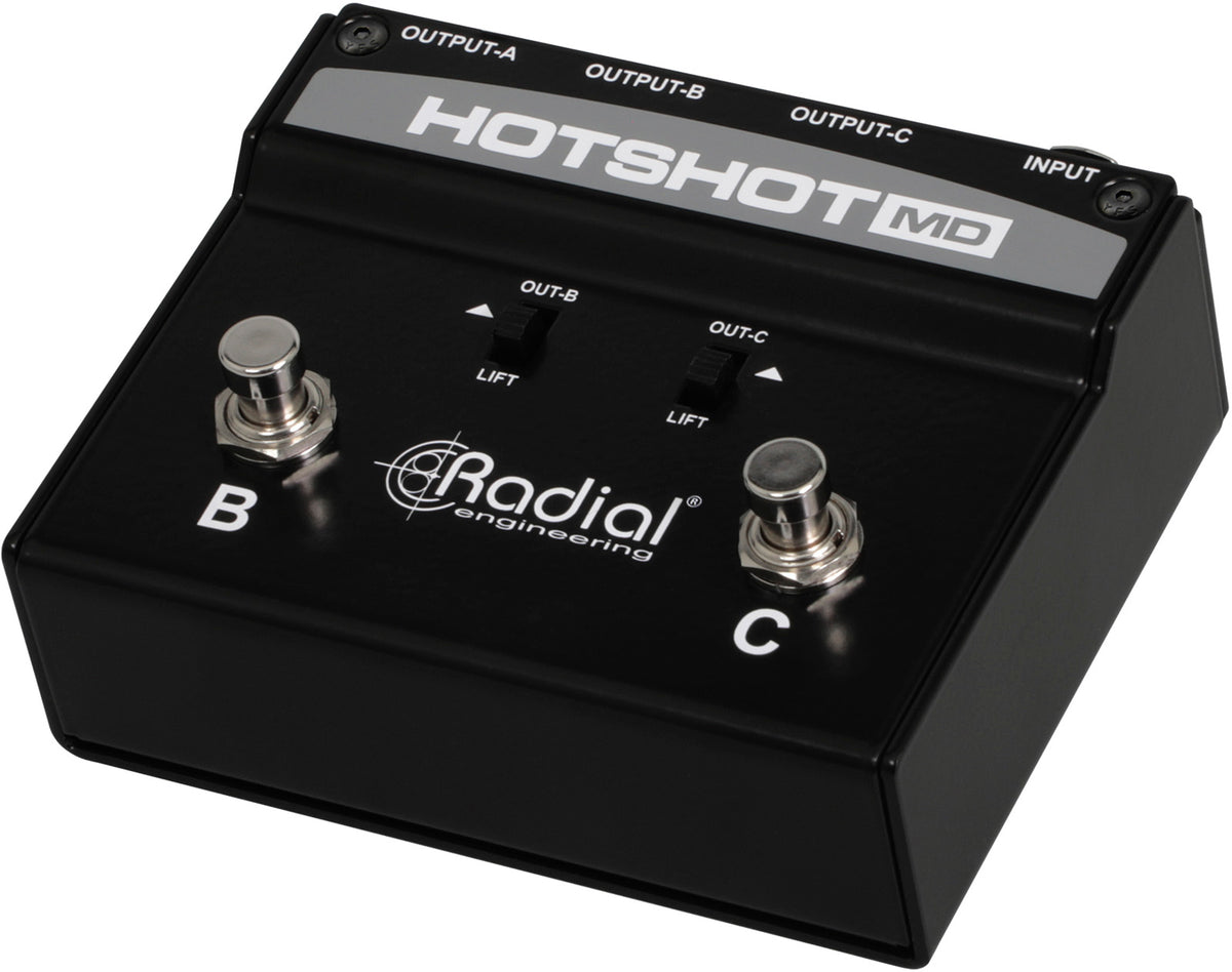 HOTSHOT-MD Conmutador de micrófono con 3 salidas