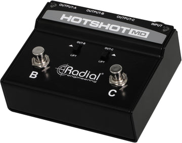 HOTSHOT-MD Conmutador de micrófono con 3 salidas