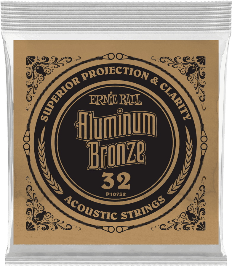 .032 ALUMINUM BRONZE WOUND ACOUSTIC GUITAR STRINGS