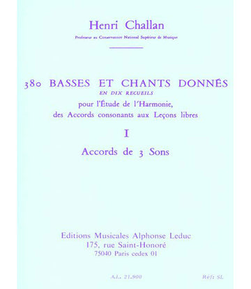 CHALLAN H. - 380 BASSES ET CHANTS DONNES VOL.8A TEXTES