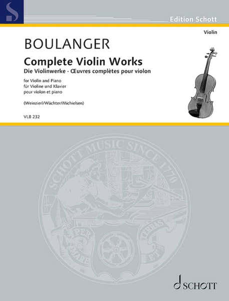 Boulanger Lili - Oeuvres Completes Pour Violon