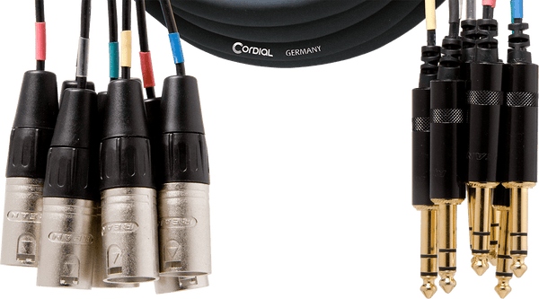 Multipar 8 XLR Macho/8 Jack Estéreo 5 M