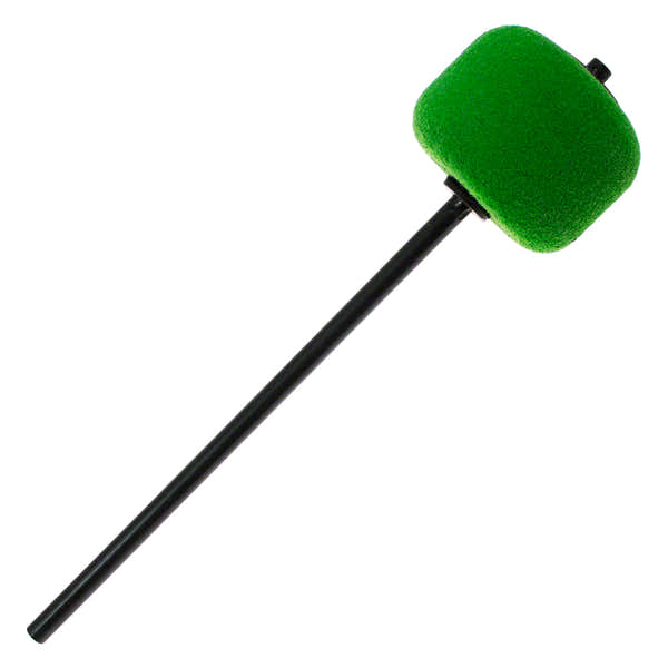 206CKGR Maza de pedal de bombo Fieltro Verde Varilla Negra