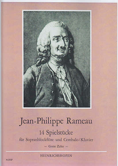 Rameau J. PH. - 14 Spielstucke - Flute A Bec Soprano et Clavecin