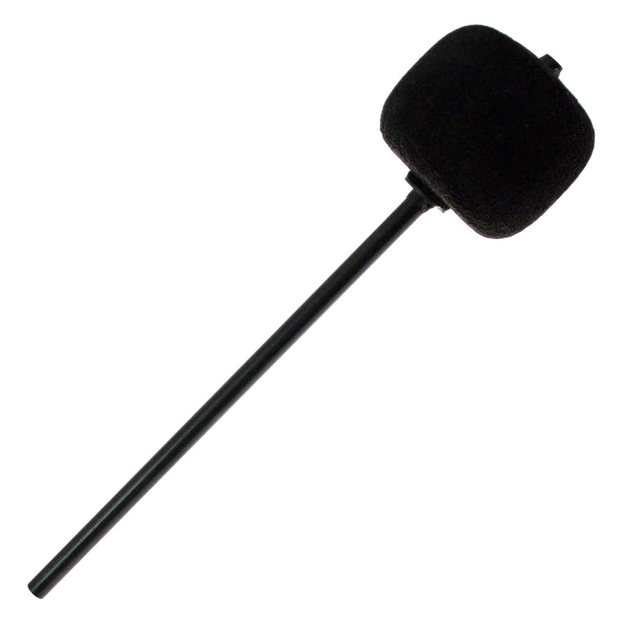 206CKBk Bate De Pedal De Bombo Fieltro Negro Eje Negro