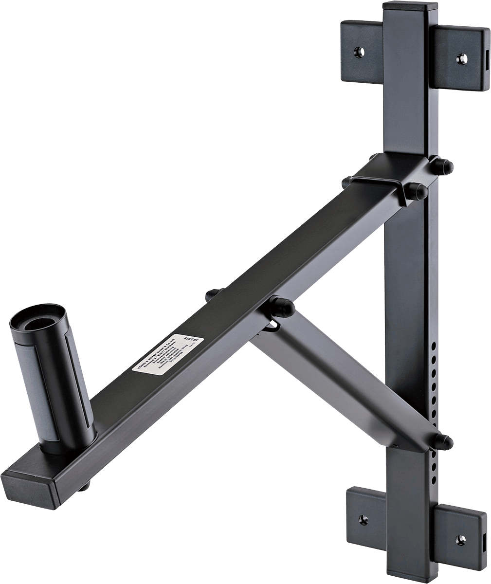 K&M 24110-000-55 Soporte mural negro para altavoz
