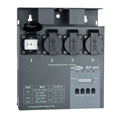 Showtec RP-405 MKII Paquete de relés