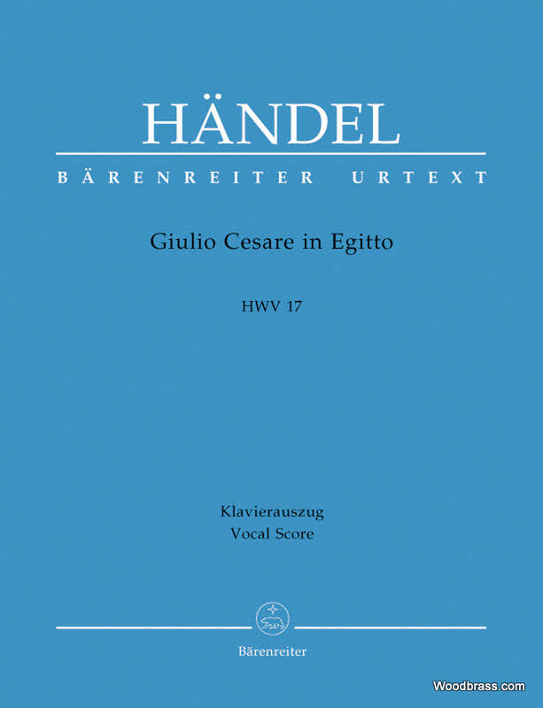 Haendel G. F. - Giulio Cesare en Egipto HWV 17 - Voz-piano