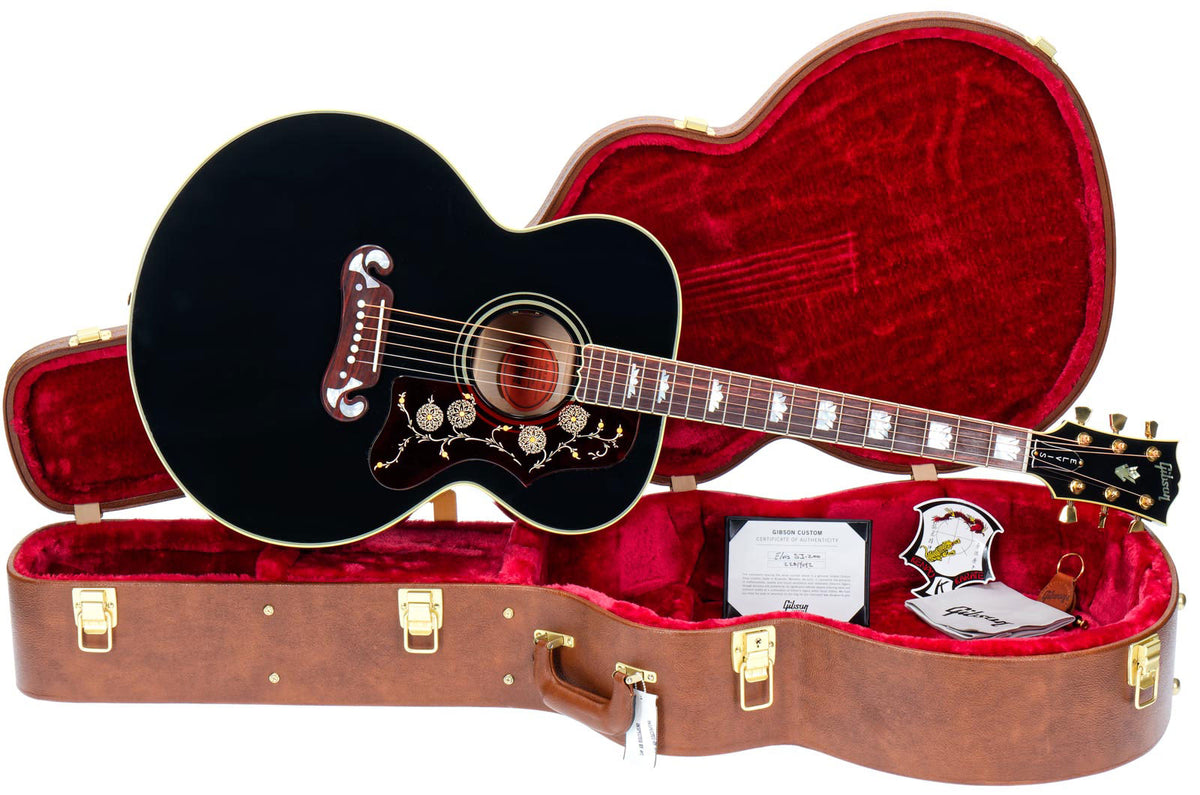 SJ-200 Firma Elvis Ébano CS MC