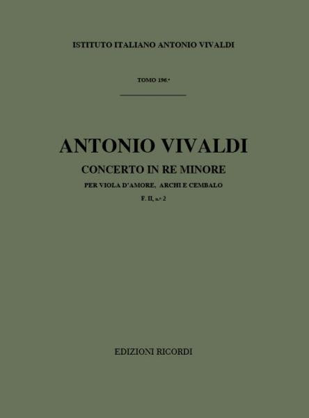Vivaldi A. - Concerti In Re Min. RV 394 - Viole D'amour