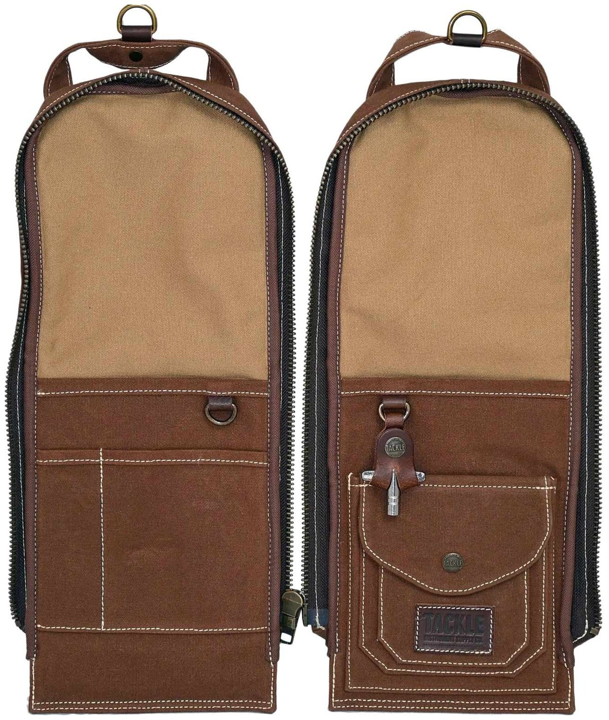 Funda Modular para Baquetas de Lona Encerada - Marrà³n