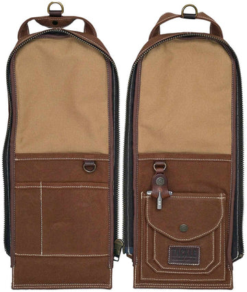 Funda Modular para Baquetas de Lona Encerada - Marrà³n