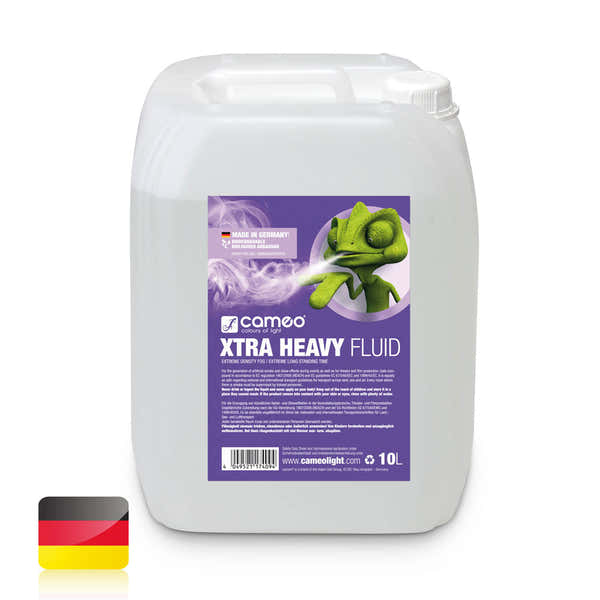 XTRA HEAVY FLUID 10L - FLUIDO EXTREMADAMENTE LARGO Y DE ALTA DENSIDAD PARA MQUINAS DE HUMO - 10L