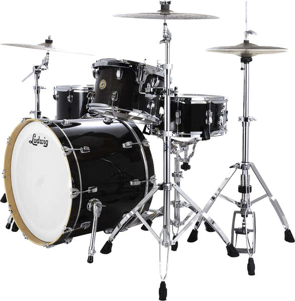 Ludwig Drums LCO5044BDIR - Continental Series 24"/ 4 piezas - Negro satinado