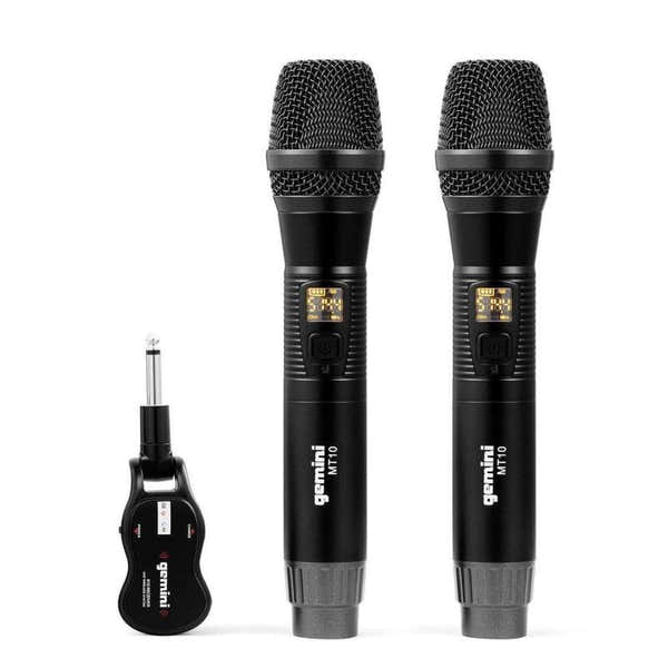Gemini GMU-M200 - UHF DOBLE MANO + RECEPTOR DE BATERA