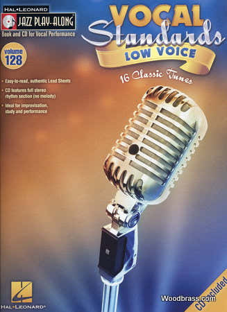 JAZZ PLAY ALONG VOL.128 VOCAL STANDARDS LOW VOICE + CD