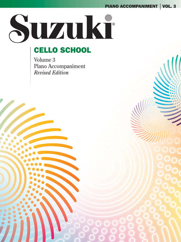 Suzuki - Cello School Vol.3 - Accompagnement De Piano