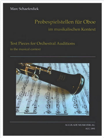 Schaeferdiek Marc - Probespielstellen Fur Oboe