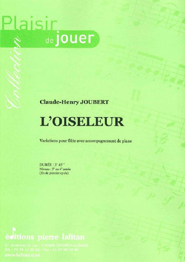 Joubert CLAUDE-henry - L'oiseleur - Flute et Piano