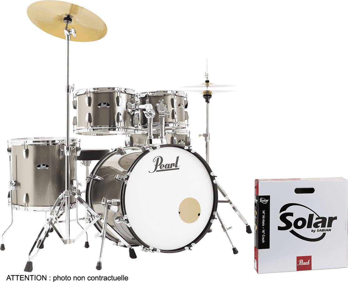 ROADSHOW FUSION 20 BRONZE METALLIC + SOLAR CYMBALS