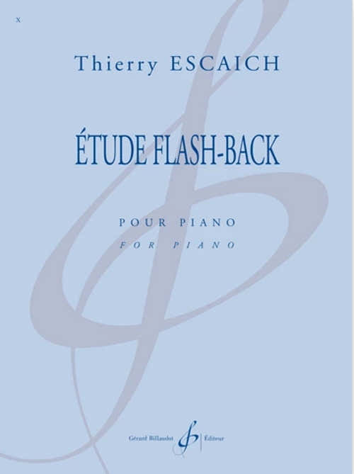 Escaich Thierry - Etude FLASH-back - Piano