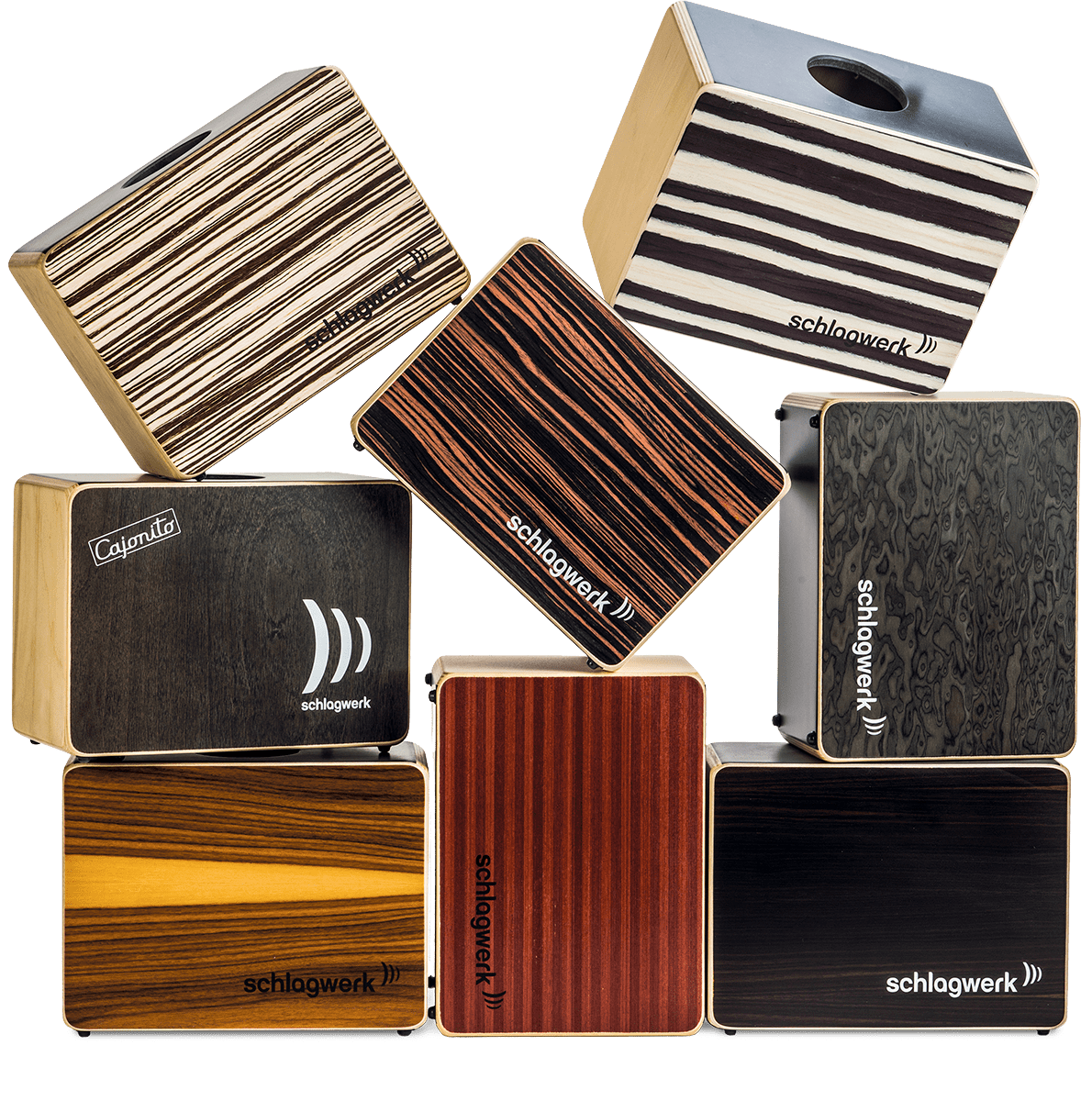Schlagwerk S-DC300S - CAJONITO SURPRISE 29,5 X 21 X 15CM MULTI-DESIGN